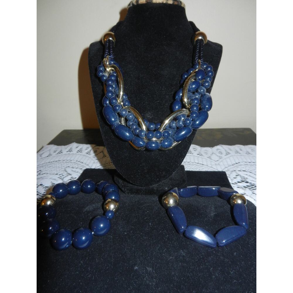 Vintage Chico Necklace and 2 Bracelets